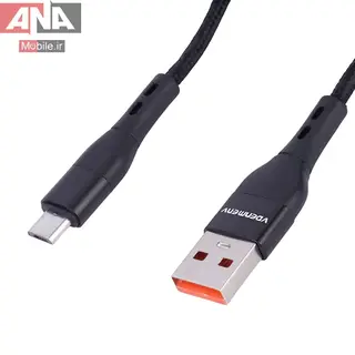 کابل ميکرو يو اس بي فست شارژ 2.4 آمپر دنمن مدل Vdenmenv D60V 2.4A 0.9m