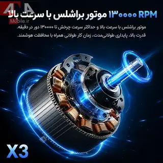 دمنده شارژي پرسرعت توربو مدل Violent Fan LMM 30A