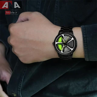  ساعت آنالوگ رينگ چرخشي 5پره الماس شکل مدل RS7