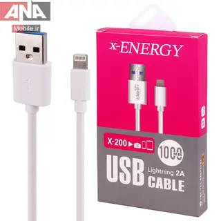 کابل لايتنينگ 2 آمپر ايکس انرژي مدل X-Energy X-200