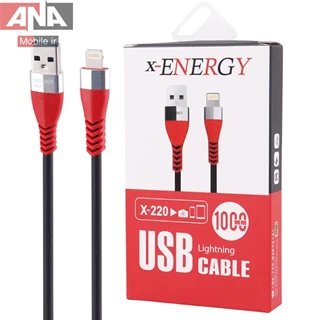 کابل لايتنينگ فست شارژ 2.4 آمپر ايکس انرژي مدل X-Energy X-220