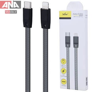 کابل فست شارژ Type-C To Lightning مدل Xstar MJ-05 2.4A 25cm