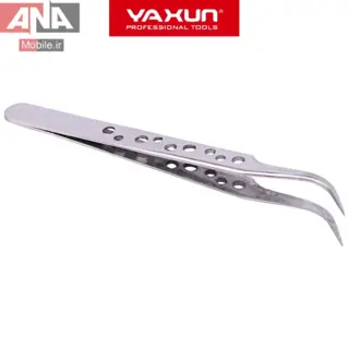 پنس حرفه‌ای سر کج (ضد مغناطیس و ضد اسید) یاکسون YAXUN YX-15AS1