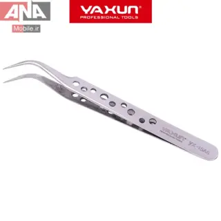 پنس حرفه‌ای سر کج (ضد مغناطیس و ضد اسید) یاکسون YAXUN YX-15AS1