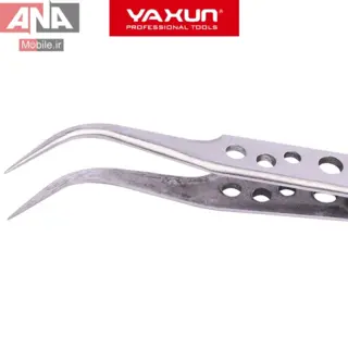 پنس حرفه‌ای سر کج (ضد مغناطیس و ضد اسید) یاکسون YAXUN YX-15AS1