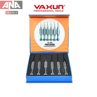 ست پيچ‌گوشتي فولادي 6 عددي ياکسون مدل YAXUN YX-369
