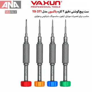 ست پيچ گوشتي 4 عددي ياکسون مدل YAXUN YX-371