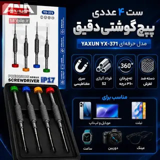 ست پيچ گوشتي 4 عددي ياکسون مدل YAXUN YX-371