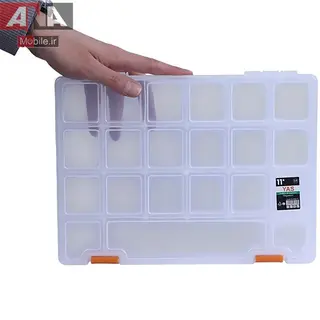 جعبه نگهدارنده قطعات ياس سايز 11 اينچ مدل Yas S-ORG-13