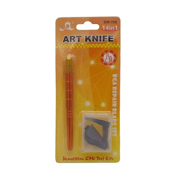 ست تيغ تعويض IC 14تيکه مدل ART KNIFE SW-108