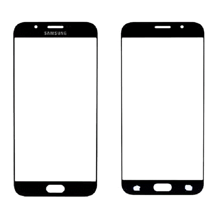 گلس تعميراتي سامسونگ Samsung A810 رنگ مشکي