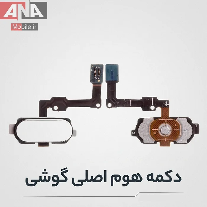 فلت سنسور اثر انگشت و دکمه هوم Samsung J5 Prime/J7 Prime رنگ سفيد (اورجينال/روکاري)