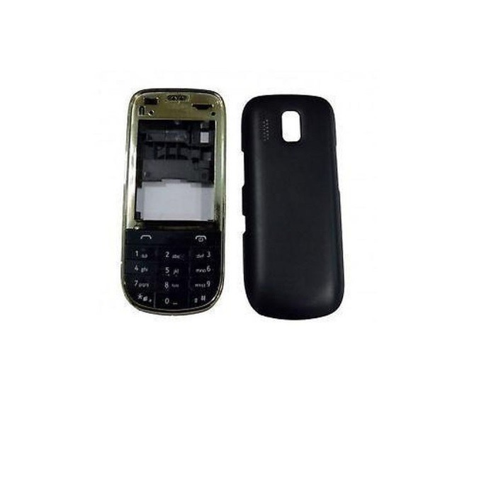 قاب و شاسي نوکيا Nokia Asha 202 رنگ مشکي
