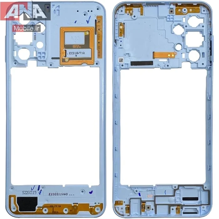 فريم مياني (ميدل) سامسونگ Samsung A23 / A235 / A236 رنگ آبي آسماني