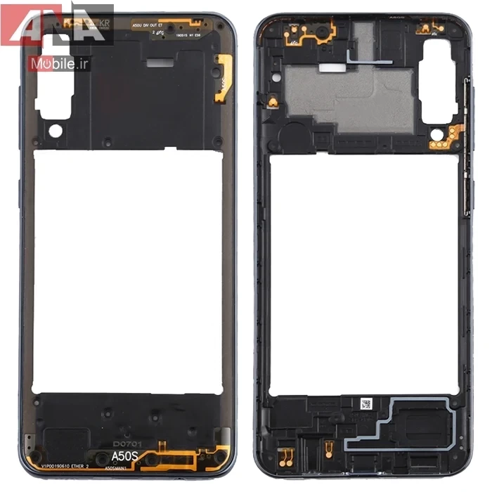 فريم مياني (ميدل) سامسونگ Samsung A50S / A507 رنگ مشکي