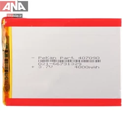 باتري ليتيوم آدامسي سايز 40*70*90mm ظرفيت 400mah