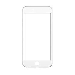 گلس تعميراتي با OCA آيفون Iphone 6s رنگ سفيد