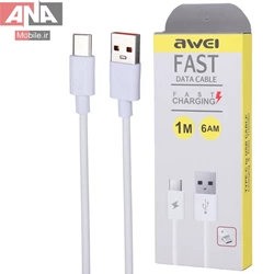 کابل فست شارژ TYPE-C اوي مدل AWEI 6AM 1m