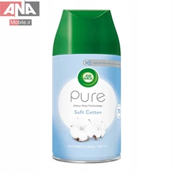 اسپري خوشبوکننده هواي اتوماتيک ايرويک با رايحه پنبه نرم مدل Air Wick Soft Cotton