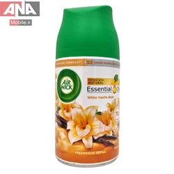 اسپري خوشبوکننده هواي اتوماتيک ايرويک با رايحه لوبياي وانيلي سفيد مدل Air Wick White Vanilla Bean