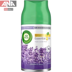 اسپري خوشبوکننده هواي اتوماتيک ايرويک با رايحه علفزار بنفش اسطوخودوس مدل Air Wick