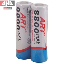 باتري ليتيوم استوانه اي ظرفيت 8800mAh مدل ART 18650