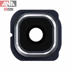 شيشه دوربين+ فريم Samsung S6 Edge G925 رنگ سرمه اي (اورجينال/روکاري)