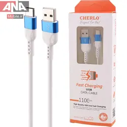 کابل تايپ سي فست شارژ 2.4 آمپر چرلو مدل Cherlo CH-TC07