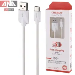 کابل تایپ سی فست شارژ چرلو مدل Cherlo CH-TC20 PD 2.4A 1.1m