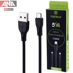کابل ميکرو يو اس بي فست شارژ 5 آمپر چرلو مدل Cherlo CH-V809