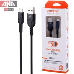 کابل فست شارژ MicroUSB شرلو مدل Cherlo 2.4A PD 1.1m