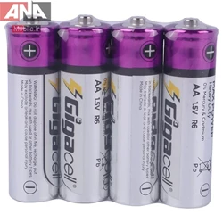 باتري قلمي چهارتايي شرينک مدل Gigacell Max Power Heavy Duty R6 1.5V AA