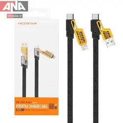 کابل شارژ چندکاره فست شارژ 60 وات هايکو استار مدل Hicostar HS-192