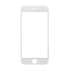 گلس تعميراتي با OCA آيفون Iphone 7 Plus رنگ سفيد