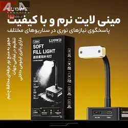 چراغ کار و ميني لايت روميزي لووي مدل LUOWEI LW-LS04
