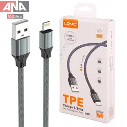 کابل لايتنينگ فست شارژ 2.4 آمپر الدينيو مدل Ldnio LS441 2.4A