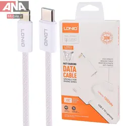 کابل تايپ سي به لايتنينگ فست شارژ 30 وات الدينيو مدل Ldnio LC901i
