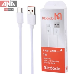 کابل فست شارژ TYPE-C مک دودو هاي مدل Mcdodo 6A 1m