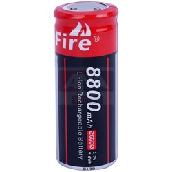 باتري ليتيومي شارژي Qulit fire 26650 8800mAh 