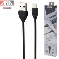 کابل دوکاره ميکرو يو اس بي و لايتنينگ ريمکس مدل Remax Lesu RC-050T 2m