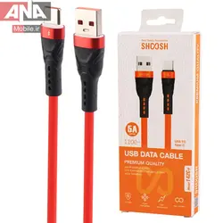 کابل تايپ سي فست شارژ 5 آمپر شوش مدل Shoosh SH142C+ 5A
