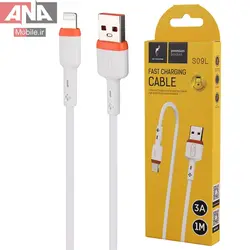 کابل لايتنينگ فست شارژ 3 آمپر اسکاي دلفين مدل Sky Dolphin S09L