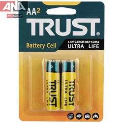باتري قلمي دوتايي Trust Ultra Life R6P 1.5V AA
