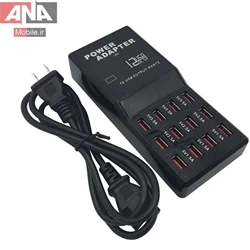 هاب شارژ رومیزی 12پورت مدل USB POWER W-858