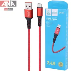 کابل ميکرو يو اس بي فست شارژ 2.4 آمپر دنمن مدل Vdenmenv D02V