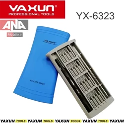 ست پیچ گوشتی 22 عددی یاکسون مدل YAXUN YX-6323B 
