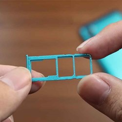 خشاب سيم کارت Samsung A11 / A01 / M11 رنگ آبي