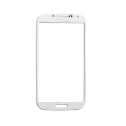 گلس تعميراتي با OCA سامسونگ Samsung I9500-S4 رنگ سفيد