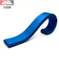 استند دستبندی طرح آبشاری چرم رما رنگ آبی فیروزه ای