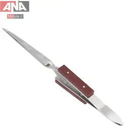 پنس فيبري قفل دار انبري سرصاف مدل 1Pk 16cm